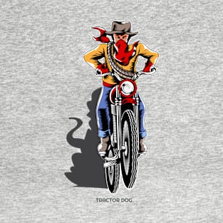 Cowboy Riding a Motorcycle T-Shirt